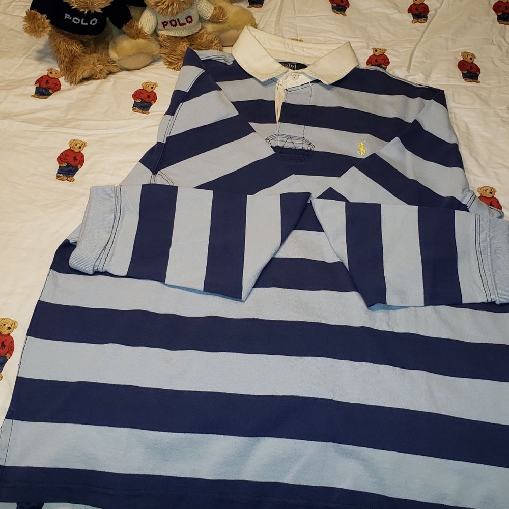 EUC Striped Polo Rugby - Picture 3 of 6